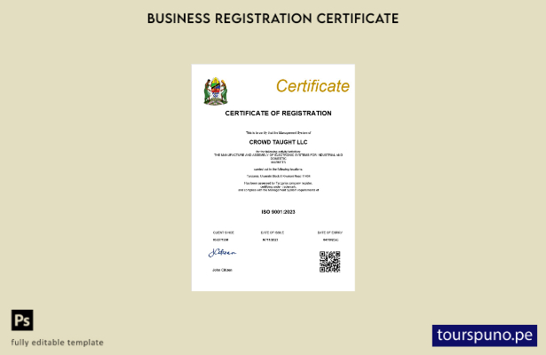 listo para imprimir plantilla de plantilla de Word y PDF del certificado de r 61